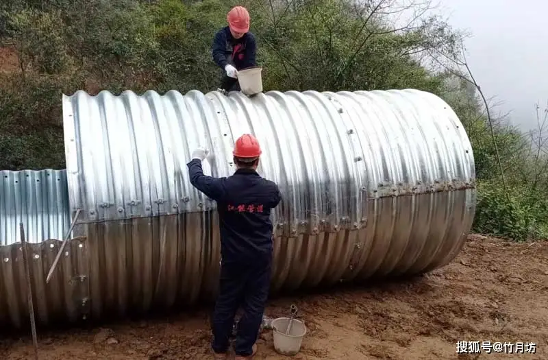 舊涵洞改造：鋼波紋管涵讓不修路也能換新涵的解決方案！